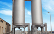 Stainless Steel Silos with Sliding Frame Outloading