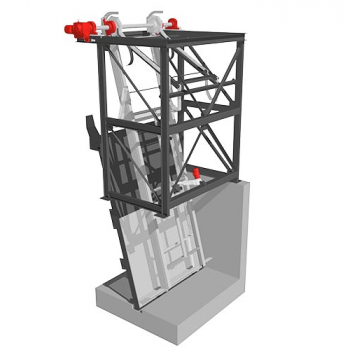 RAKEGUARD Front Raked Coarse Screen Front View