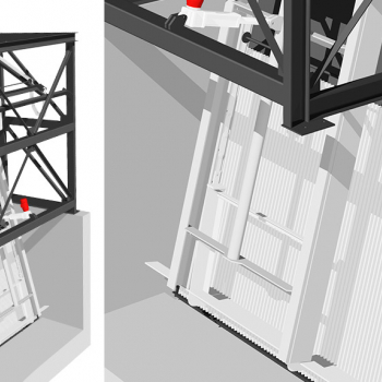 RAKEGUARD 3D mechanischer Stabrostrechen mit einem Rechenelement