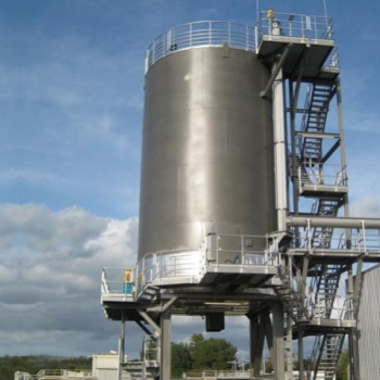 Sliding Frame Silo with truck receival slidegates