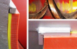 Gleiteinlage DURAFLO® SPX für Förderspiralen (Spiralförderer, Schneckenförderer, Förderschnecken)