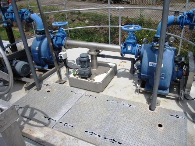 Grit washer pump